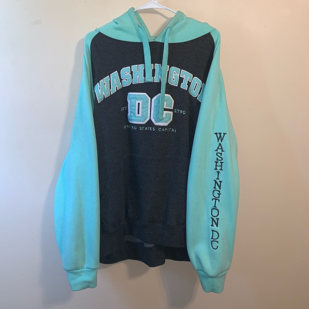 Washington D.C hoodie xxl blue and grey